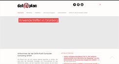 Desktop Screenshot of data-plan.de