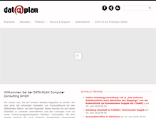 Tablet Screenshot of data-plan.de